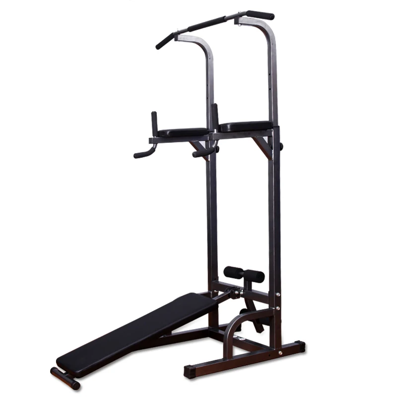 High Quality Foldable Multi-Function Power Tower, Adjustable Pull Up Bar Dip Station Home Gym Strength Training Workout Rack