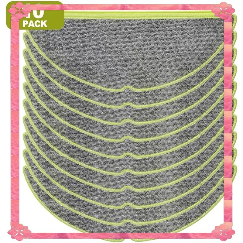 24-Hour Delivery Replacement Mop Pads(10PCS) For Irobot Roomba 205 Dust Compactor Vacuum Attachments Washable Reusable Microfibe
