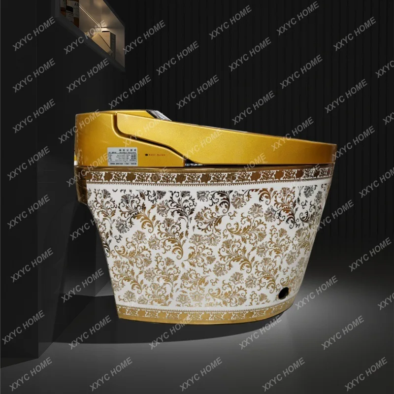Q household integrated gold smart toilet automatic waterless electric toilet