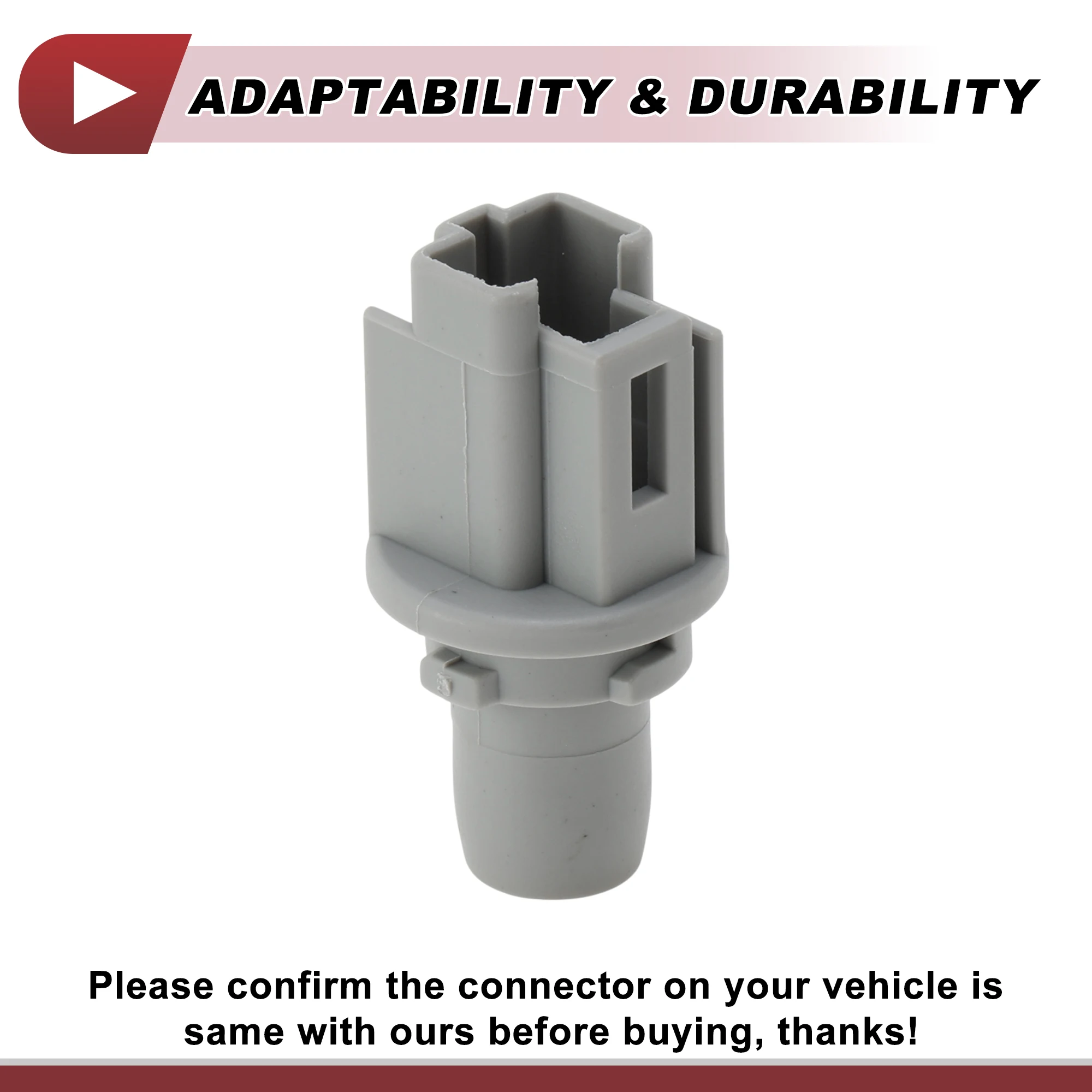 X Autohaux 1 Pc Backup Reverse Light Socket for Toyota Highlander 06-13 No.9007560063 Lamp Bulb Connector 2 Pin