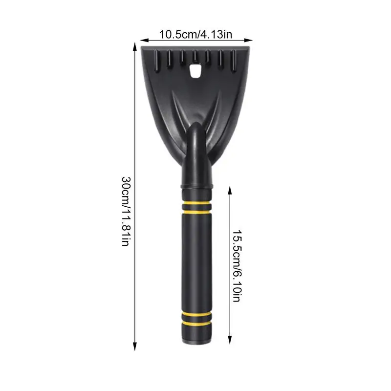 รถพลั่วหิมะฤดูหนาวหน้าต่างหิมะน้ําแข็ง Scraper Suspension Hole Design หิมะเครื่องมือทําความสะอาดสําหรับหลังคารถกระจก Hood หน้าต่าง