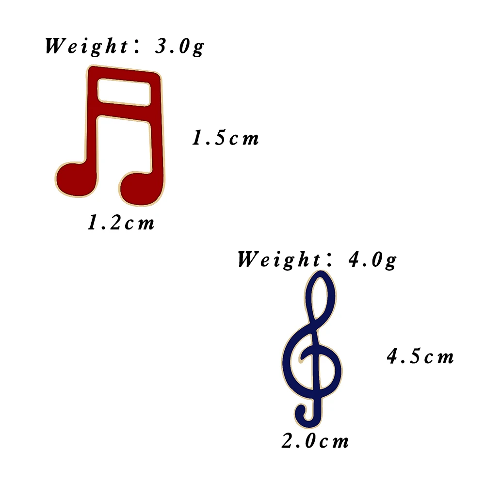 Enjoy Music Enamel Pins Musics Notes Piano Staffs Brooches Kids Jacket Lapel Metal Badges Concert Party Jewelry Gift for Friends