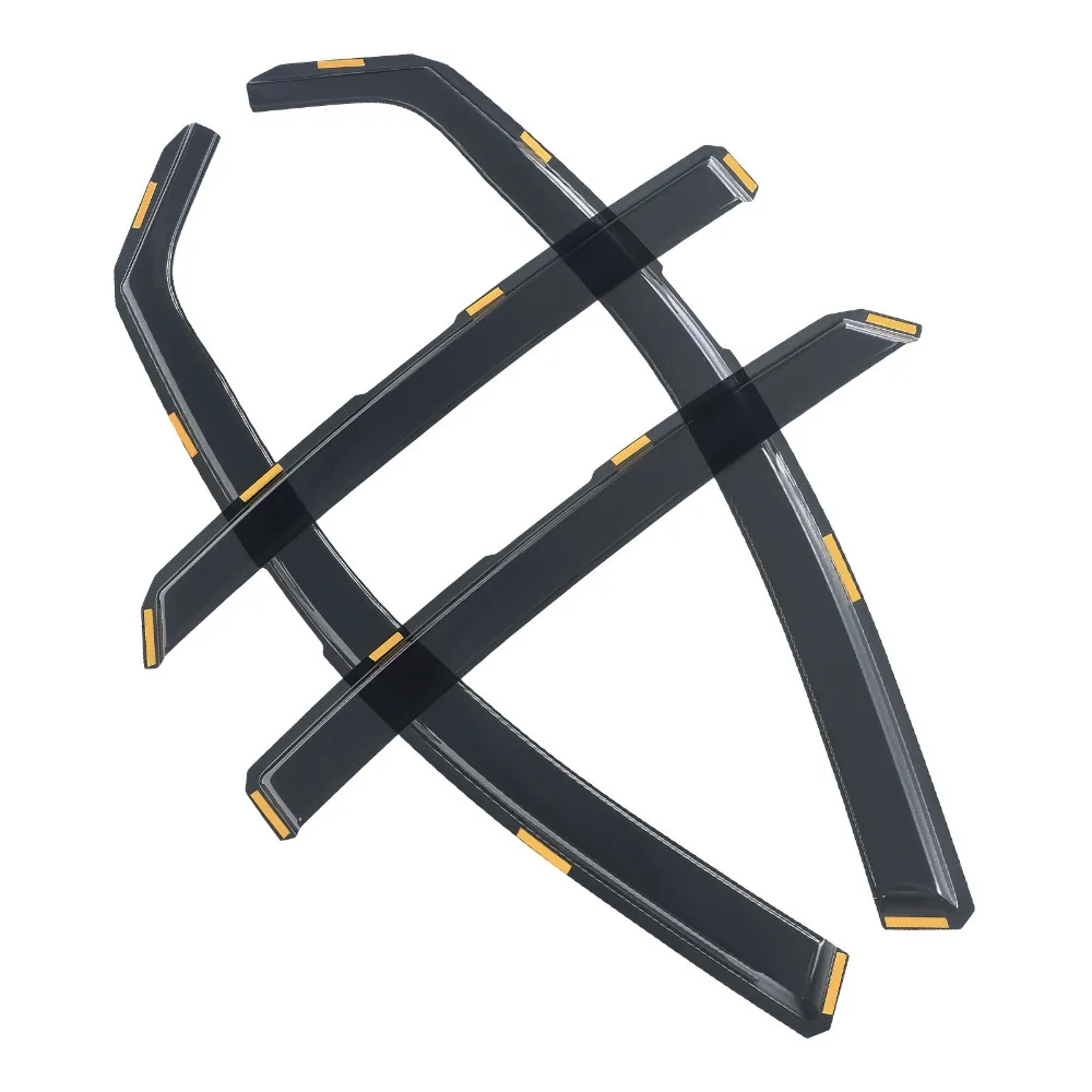 

In-Channel Rain Guards Vent Visors Shade Acrylic for 2016-2021 Honda Civic Sedan