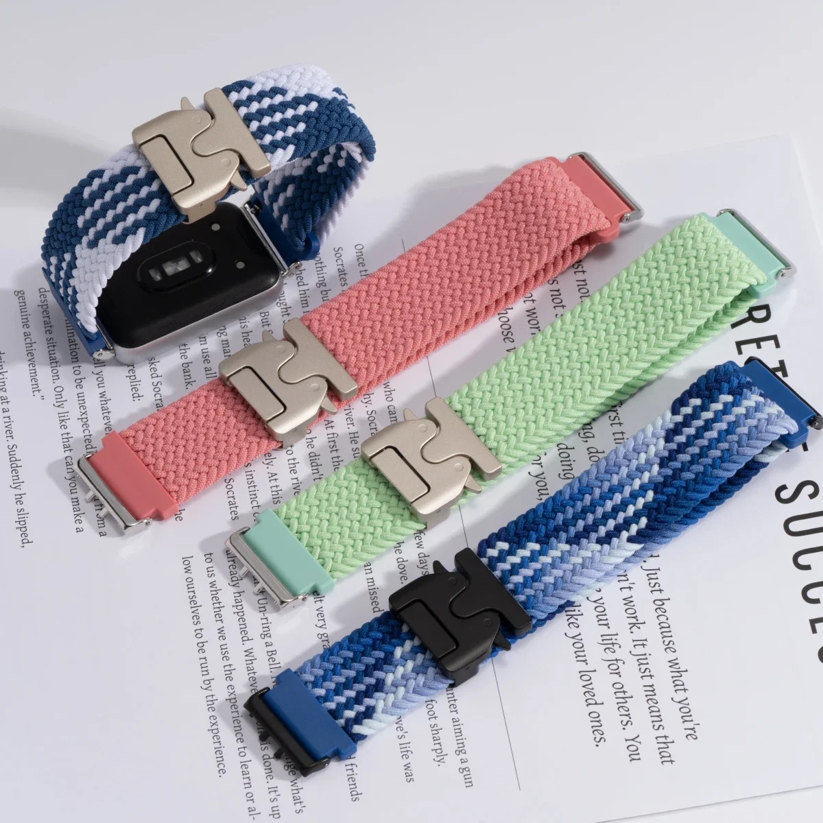 النايلون مطاطا مضفر حلقة منفردة حزام لسامسونج غالاي صالح 3 حزام الرجال النساء استبدال حزام الساعات لسامسونج غالاي صالح 3 الفرقة