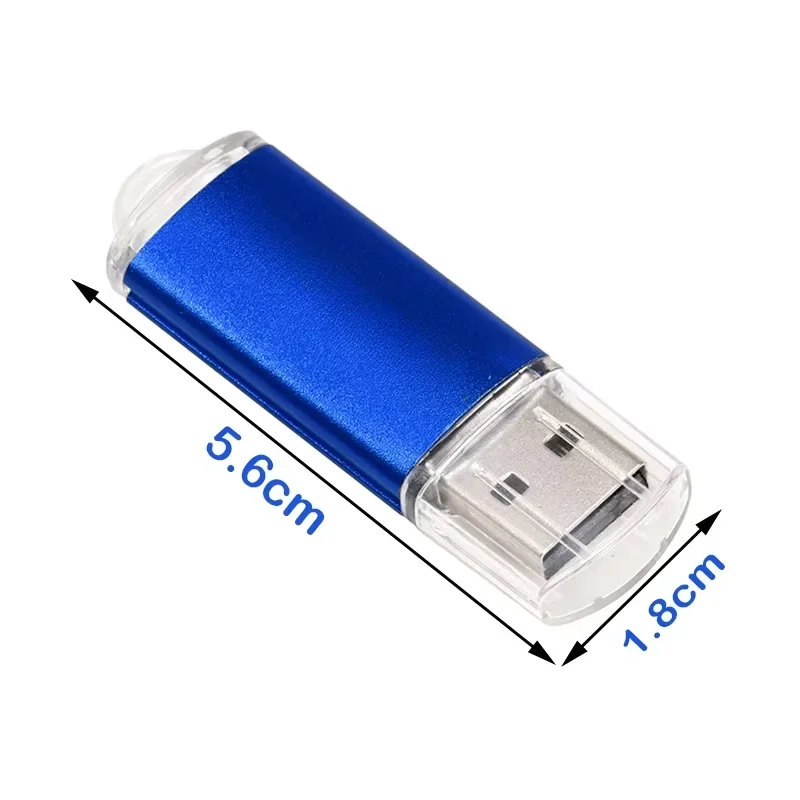 20pcs/lot Custom Logo USB 2.0 Flash Drive Pen Drive 4GB 8GB 16GB 32GB Pendrive 64GB Memory Stick Real Capacity U Disk Cle Usb