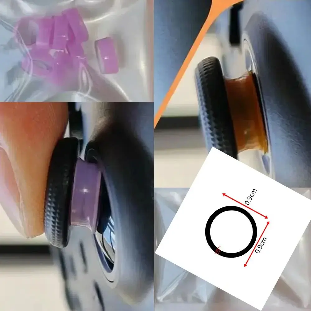 

8Pcs Soft Silicone Elastic Protective Rocker Rubber Ring Cover For PS5/PS4 For Switch PRO Joystick For Rog Ally For Steam Deck