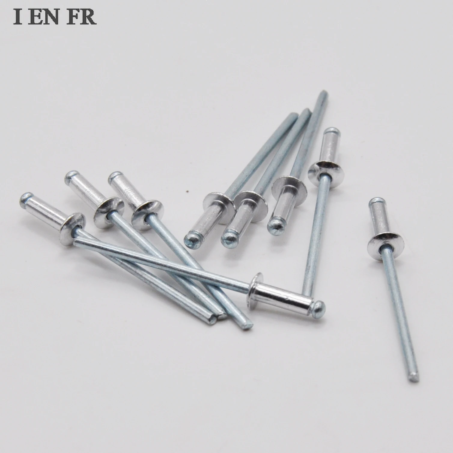 5/50ps M2 M2.4 M3 M3.2 M4 M5 M6 M6.4 GB12618 Aluminium Dome Round Pop Open Hollow Core Pulling Blind Dropper Self-plugging Rivet