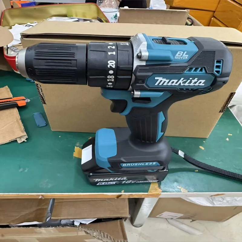 

Makita Original DDF487 18V Cordless Driver Drill Brushless Electric Impact Screwdriver Rechargeable Power Tool Original 18V