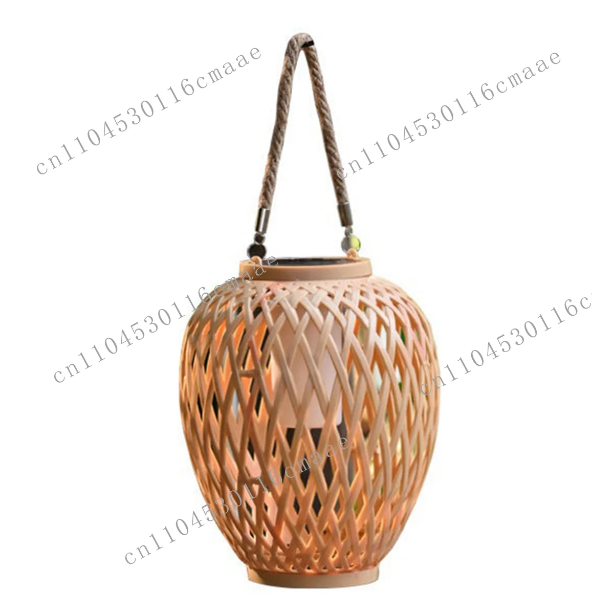 New Vine Lamp Courtyard Balcony Garden Decoration Candle Lamp Atmosphere Bamboo Pendant