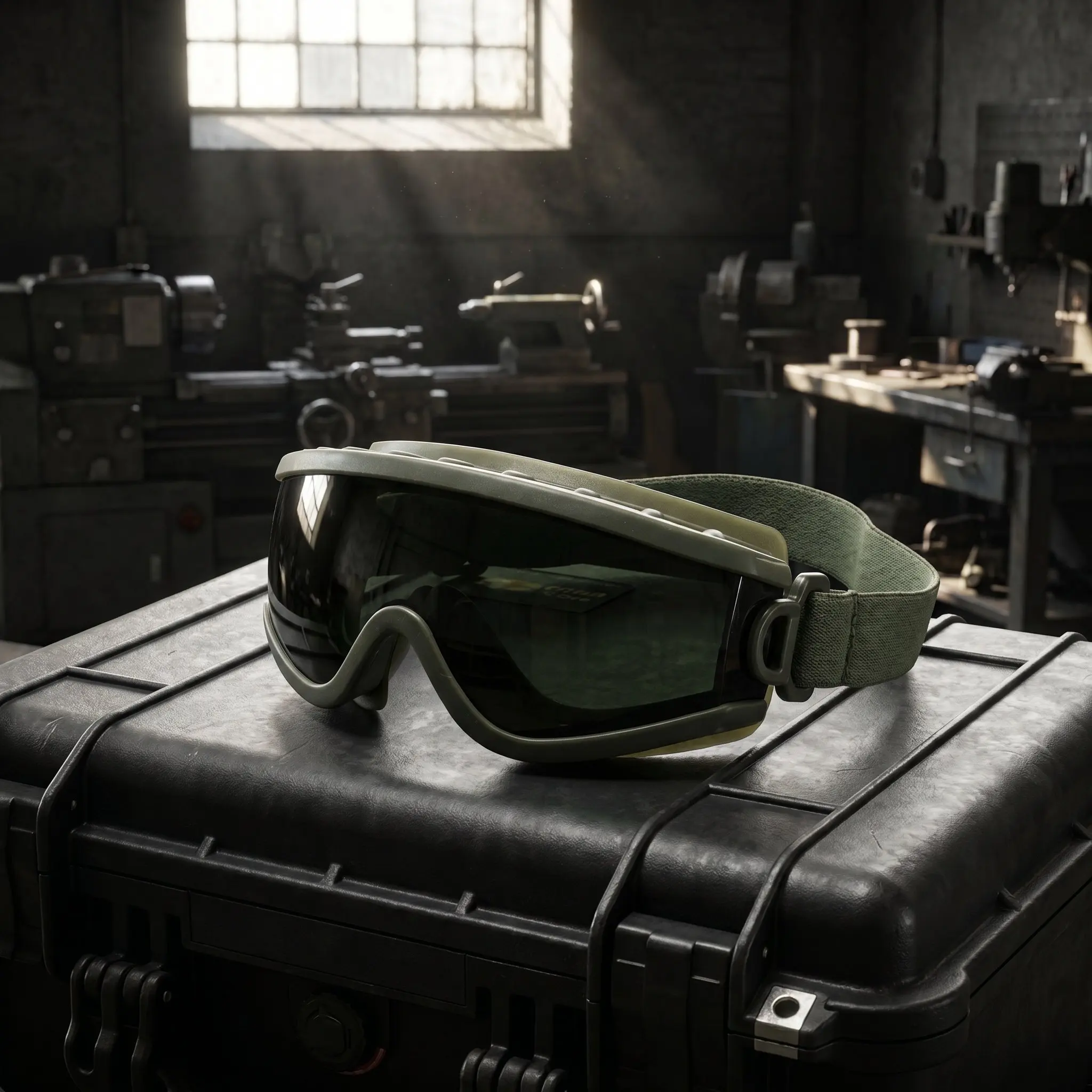 Wide Shade Welding Safety Goggles Dark Lens Protective Eyewear Black Frame Adjustable Strap Brazing Flame Cutting Welding Gear