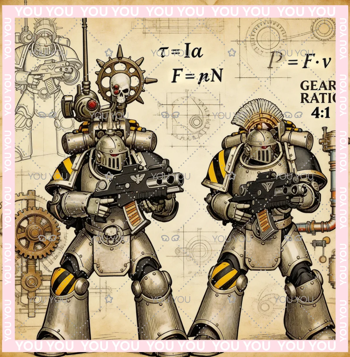 

【JOYTOY】Warhammer 40K Iron Warriors MKIII Tactical Sergeant Iron Warriors Legionary with Nuncio-vox Model Toys