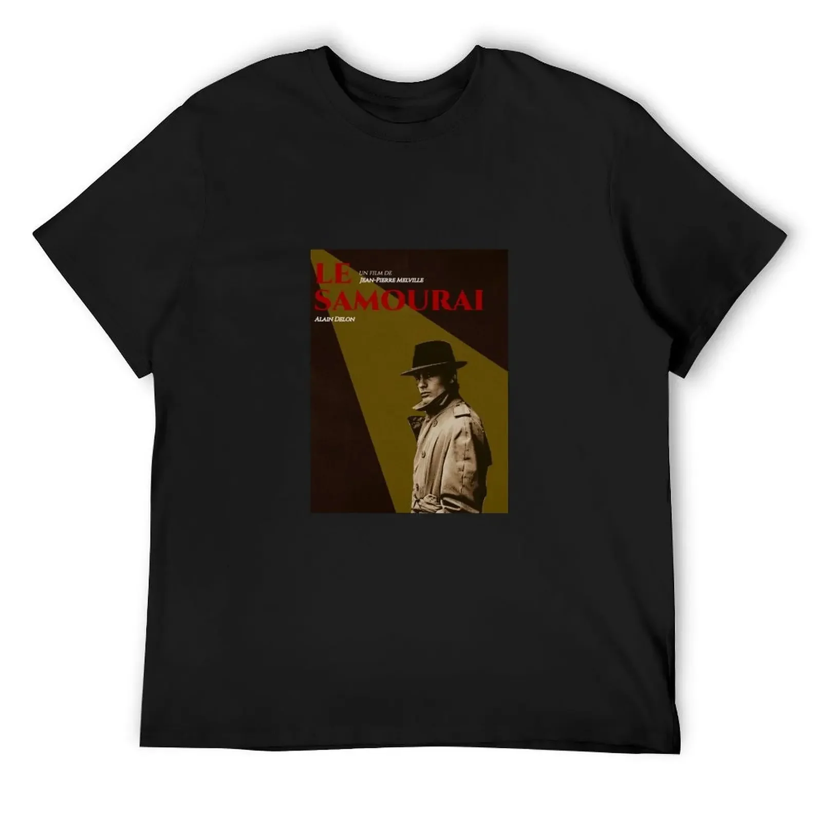 Le Samourai movie poster T-Shirt Short sleeve tee shirts graphic tees vintage big and tall t shirts for men