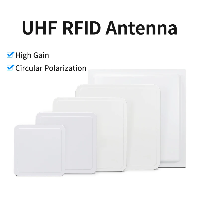 12dbi Gain UHF RFID Antenna Circular Linear Polarization Outdoor IP65 Antenna Long Range Antenna for Warehouse RFID Antenna