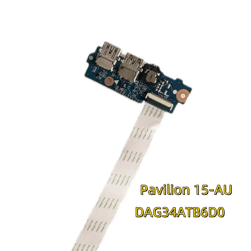 DAG34ATB6D0 G34A For HP Pavilion 15-AU 15AU146TX TPN-Q172 Laptop USB Audio BOARD With Cable