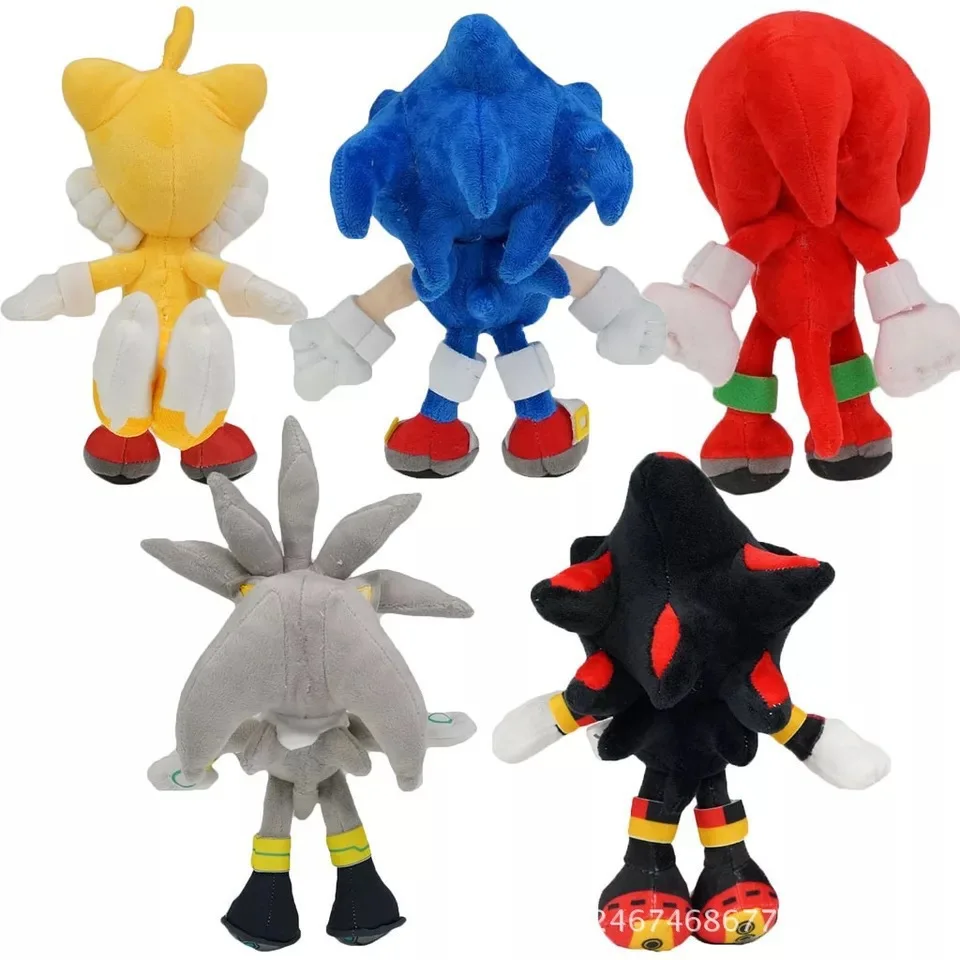 Nuevo juego serie de personajes 30cm Sonic Amy muñeca máquina EXE Hell Tails Luki Green Jett Pixie Anime muñeco de peluche regalos para niños