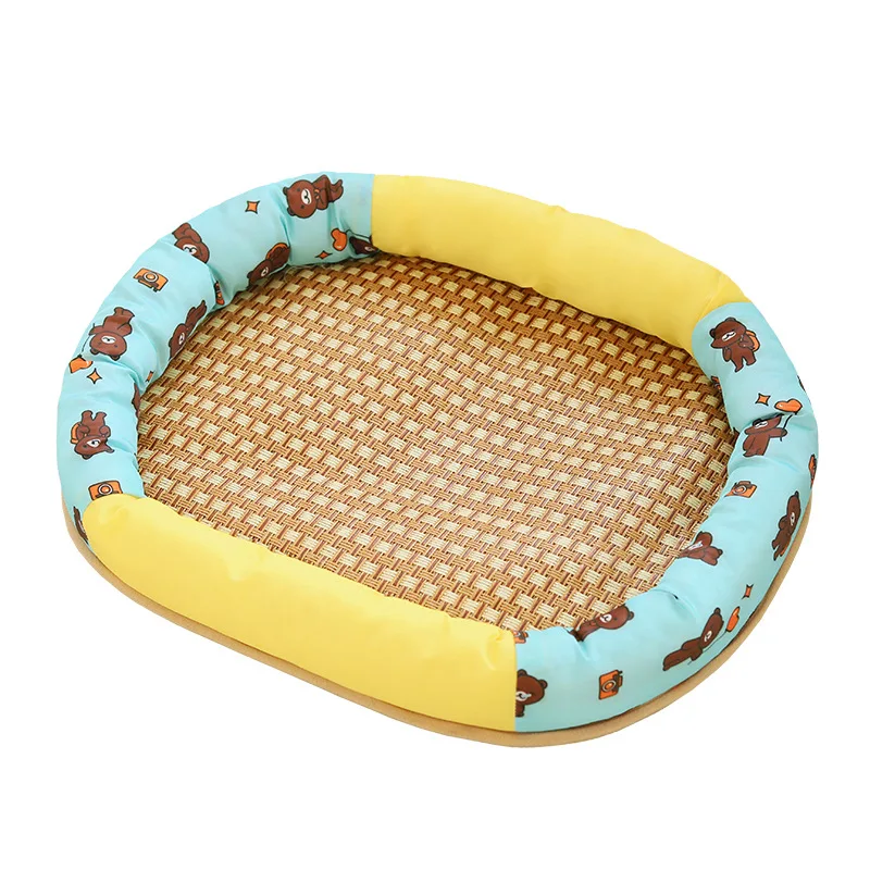 Cat and Dog Nest Pet Ice Cushion Cool Mat Cat and Dog Summer Sleep Cushion Breathable and Non Stick Hair Pet Accessories