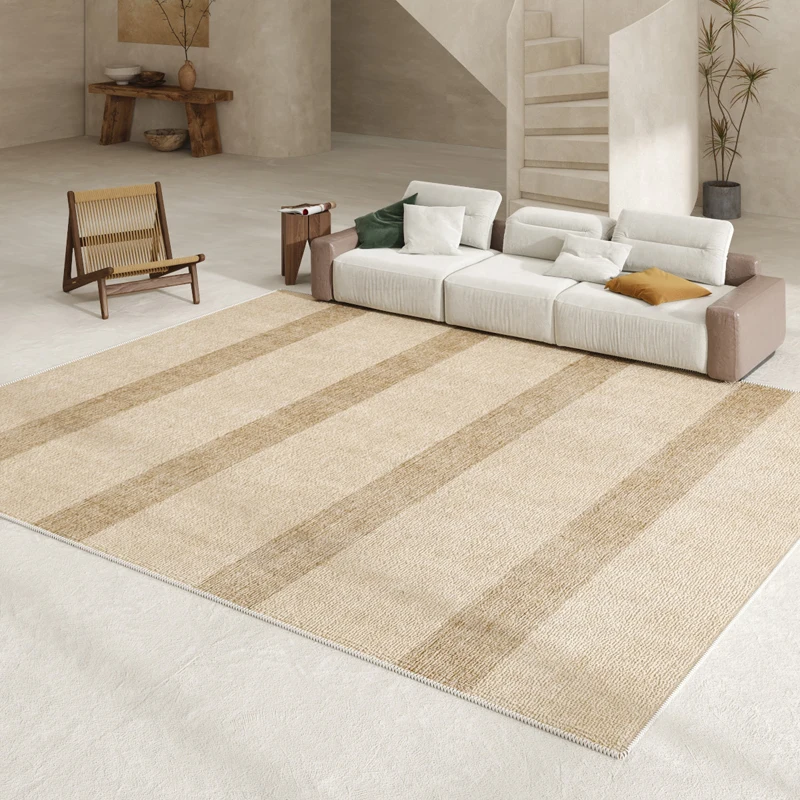 Wabi Sabi Style Large Area Living Room Carpet  Home Bedroom Thickened Japanese Sofa Carpets High End Light Luxury Rug 러그 kовер