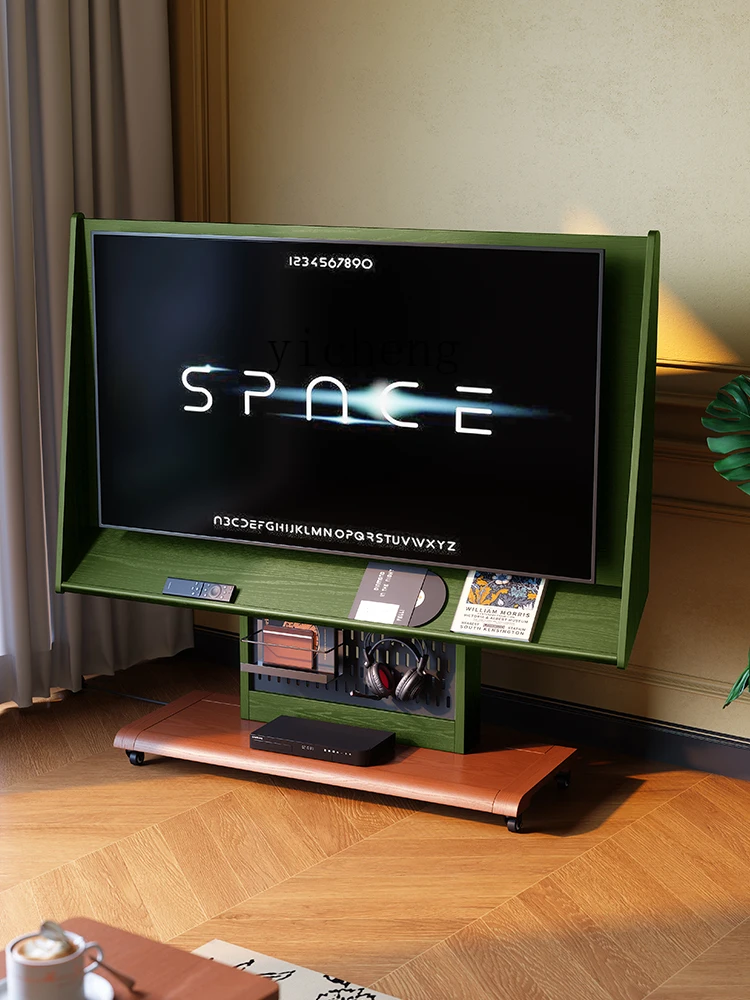 

XL Floor-to-ceiling removable TV stand Base Floor-to-ceiling TV stand Solid wood movable TV stand