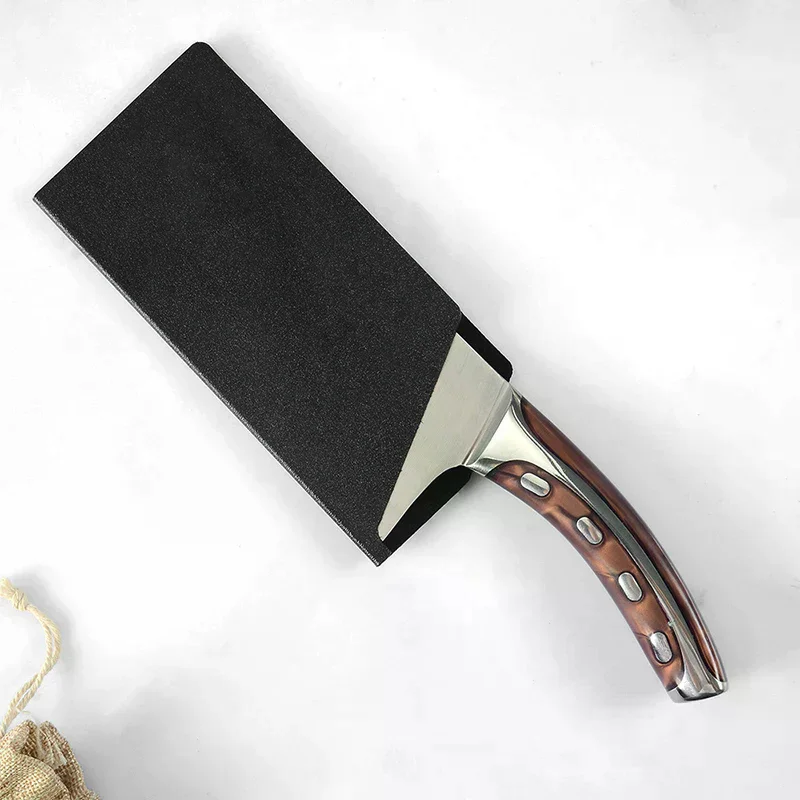 

Black Plastic Kitchen Knife Blade Protector For 3.5-10 Inch Knife Cases Eco-Friendly Material New High Quality Practical