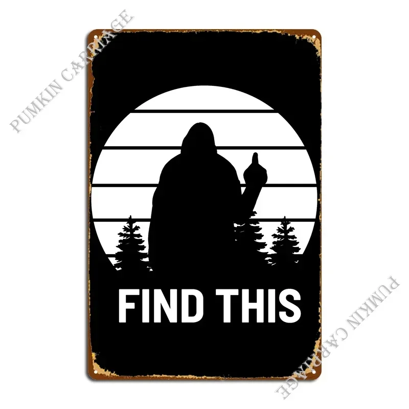 Find This Beast Buster Gif Metal Sign Decoration Classic Garage Printing Vintage Tin Sign Poster