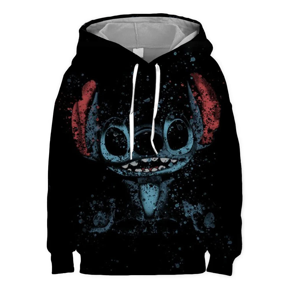 

Kawaii Clothes Disney Stitch Hoodie Children Cartoon Kid Girl Boy Lilo and Stitch Sweatshirt Hoody Baby Casual Top Cute