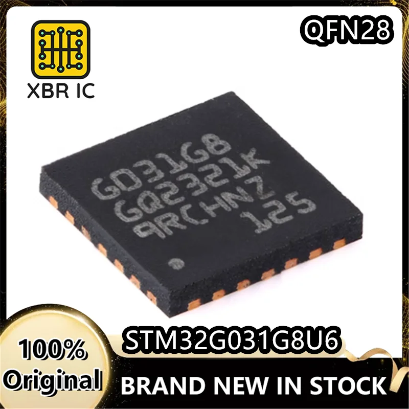 

(3/10 pieces) STM32G031G8U6 QFN28 32-bit microcontroller ARM Cortex-M0+ 64MHz/64KB New original authentic spot fast delivery