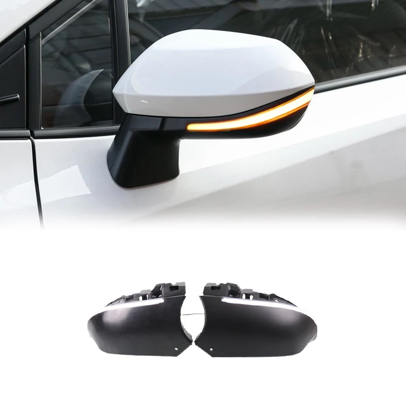 

2 шт. DRL для Toyota Corolla Yaris 2019-2021, указатель поворота, зеркало заднего вида, противотуманные фары, боковое крыло, крышка зеркала заднего вида, динамическая лампа