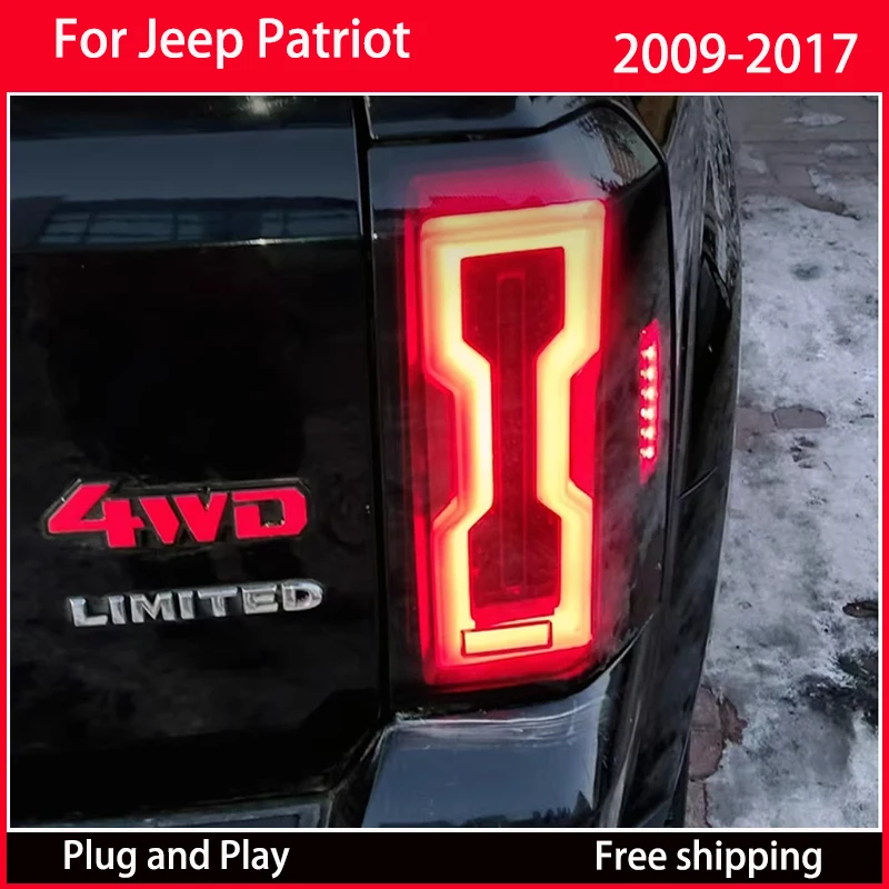 Voor Jeep Patriot LED-achterlicht Montage 2009-2017 Richtingaanwijzer remlicht auto-onderdelen