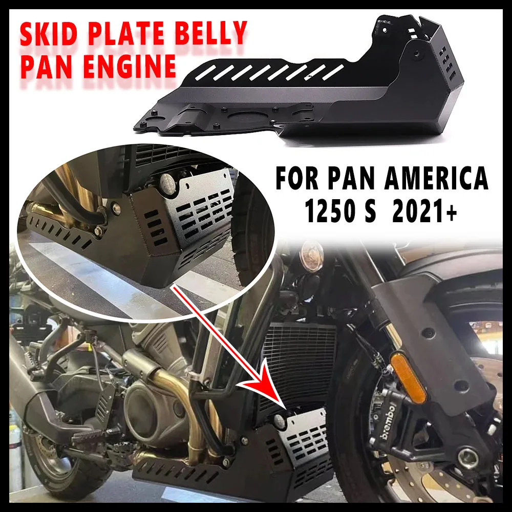 

1250 S Motorcycle Skid Plate Belly Pan Engine Bash Plate Protection FOR HARLEY PAN AMERICA PA1250 PANAMERICA1250 2021 2022