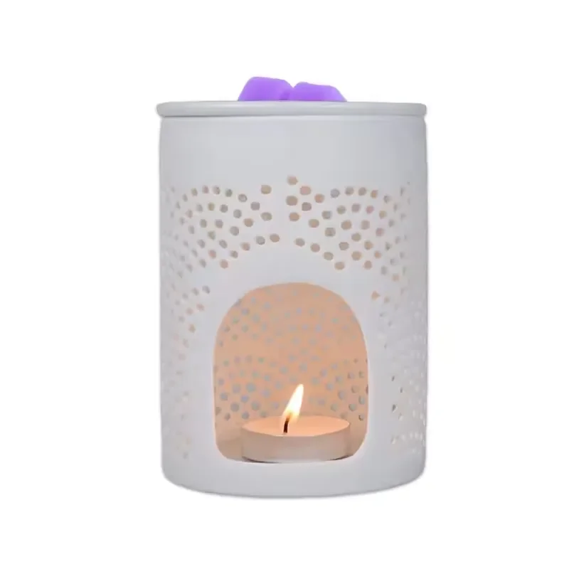 Premium Ceramic Aromatherapy Burner Non Electric Candle Heater Simple Eco Friendly Home Decoration for Living Room Ambient