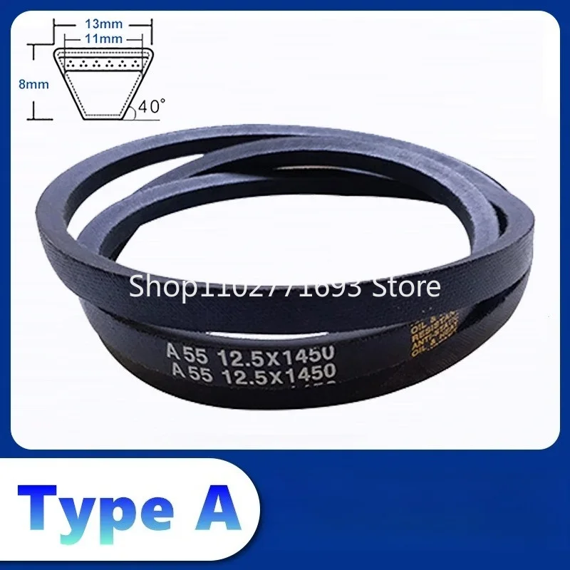 Rubber V Belt Type A Drive Conveyor Belts Power Transmission Strap 16 19 20 21 23 24 26 29 30 31 34 38 42 48 50 54 60 66 inches
