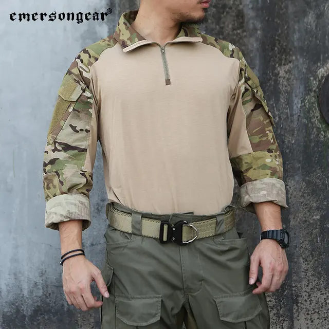 Emersongear ulepszona wersja G3 koszula bojowa taktyczna męska BDU sport Slim Fit topy robocze oryginalne Trekking polowanie piesze wycieczki