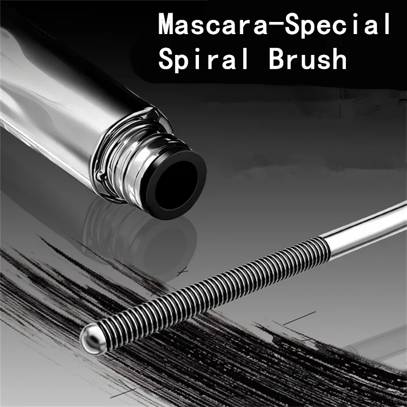1/2PCS Mascara-Spazzola a spirale speciale, mascara in fibra di seta impermeabile a lunga durata, mantiene le ciglia arricciate per un lungo il trucco
