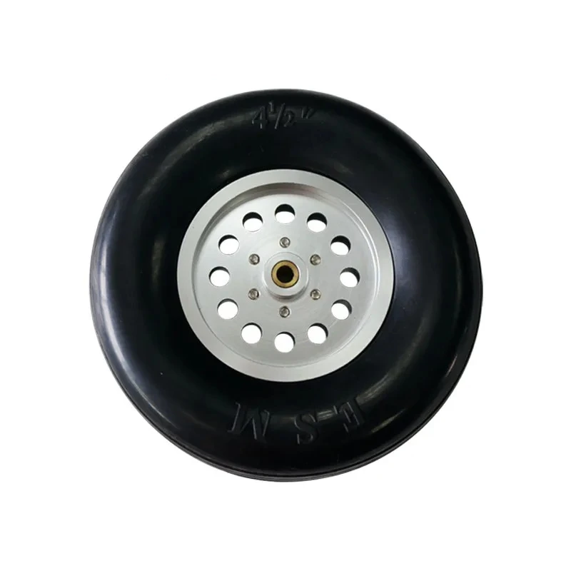 XFlight – roue en caoutchouc avec moyeu en aluminium, pneu de train d'atterrissage pour remplacement d'avion RC