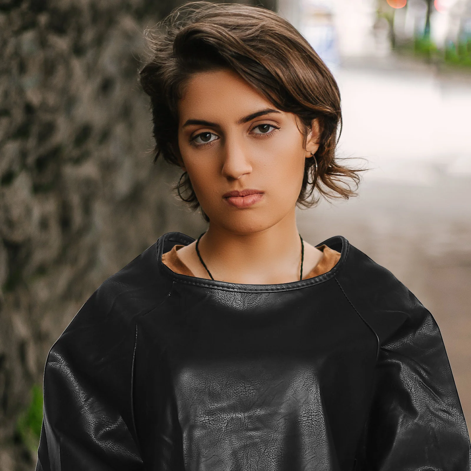 

Men's Long Sleeve PU Apron Waterproof Oil Resistant Acid Alkali Resistant Heavy Duty Smock for Kitchen Seafood Fish Cleaning