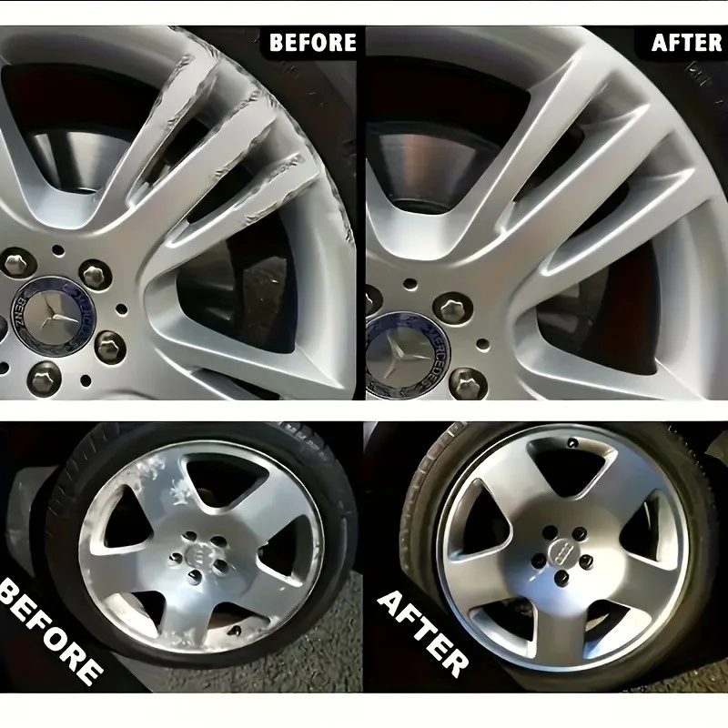 مجموعة معجون إصلاح محور العجلة المصنوعة من السبائك العالمية، وإصلاح الخدوش، وتلميع مطلي بالكروم ومعجون تلميع محور العجلة