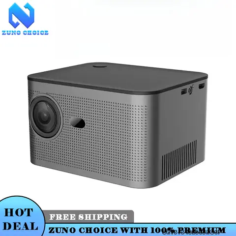 Zuno HY350 4K 프로젝터 Android11 580ANSI Wifi 6.0 BT5.0 1080P 전기 초점 홈 야외 스마트 프로젝터 적외선 음성 원격