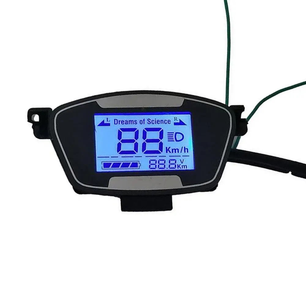 1 قطعة ملحقات العرض Ebike سكوتر شاشة الكريستال السائل 48-72 فولت مع شاشة قياس سرعة المحرك ل دراجة كهربائية E-الدراجة 6Pin