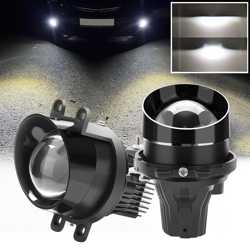 

2 шт. би светодиодные противотуманные фары водонепроницаемые для Toyota Corolla/Yaris/Avalon/Camry/Auris/RAV4/Tacoma 3,0-дюймовые светодиодные линзы автомобильные аксессуары