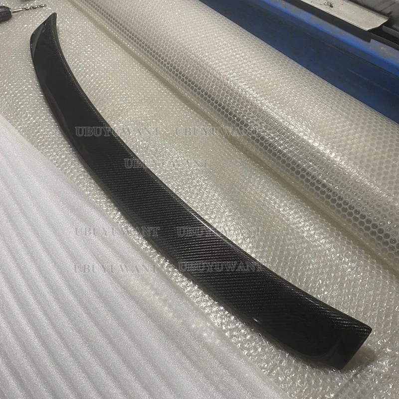 Für BMW E92 Serie 2-Türer Coupé E92 M3 ABS Schwarz / ECHTE CARBONFASER Dachspoiler 2005 - 2012 – Detail 10