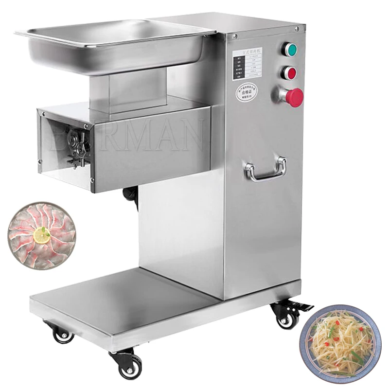 

Electric Fresh Pork Beef Slicing Shredding Dicing Machine Desktop Meat Cutter Machine Meat Slicer Machine