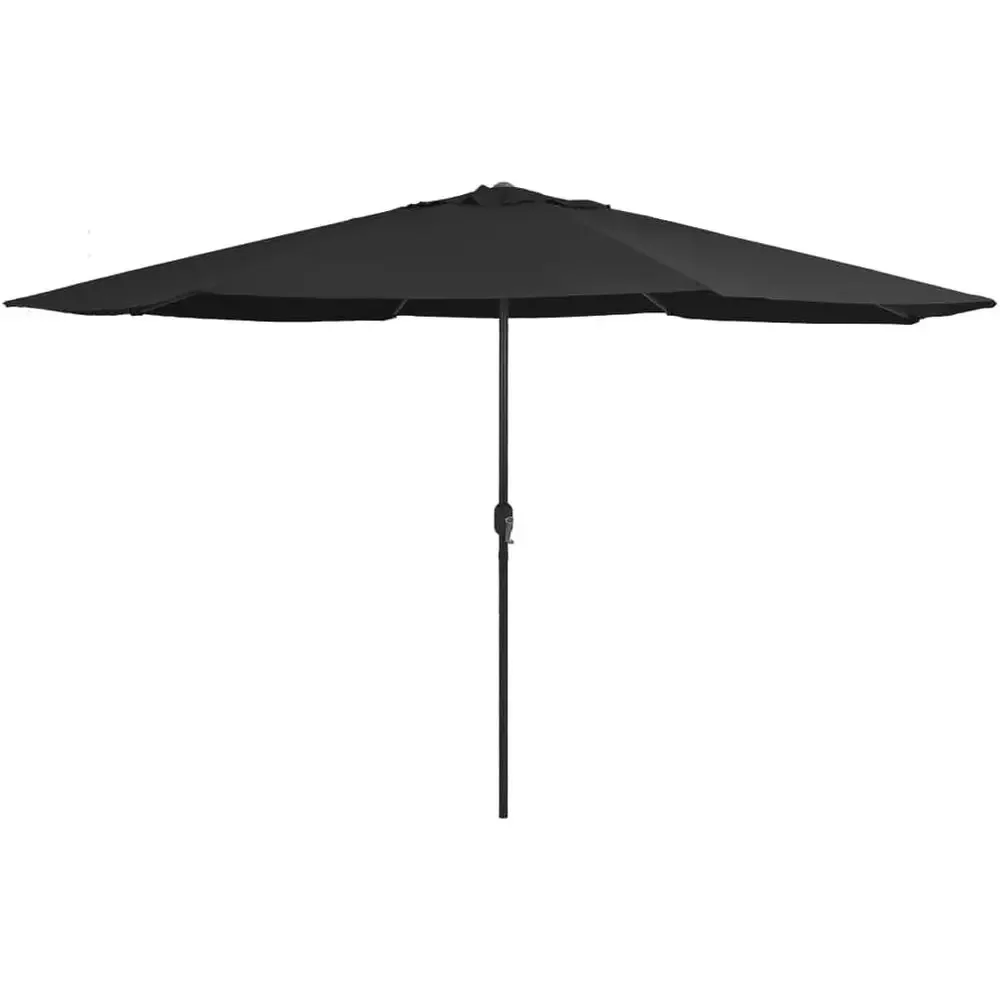 Crank-Operated Garden Parasol for Outdoor Patio Sun Protection