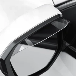 Espejo retrovisor transparente para coche, cubierta Universal de protección contra lluvia y lluvia, accesorios de conducción seguros, 2/4 piezas