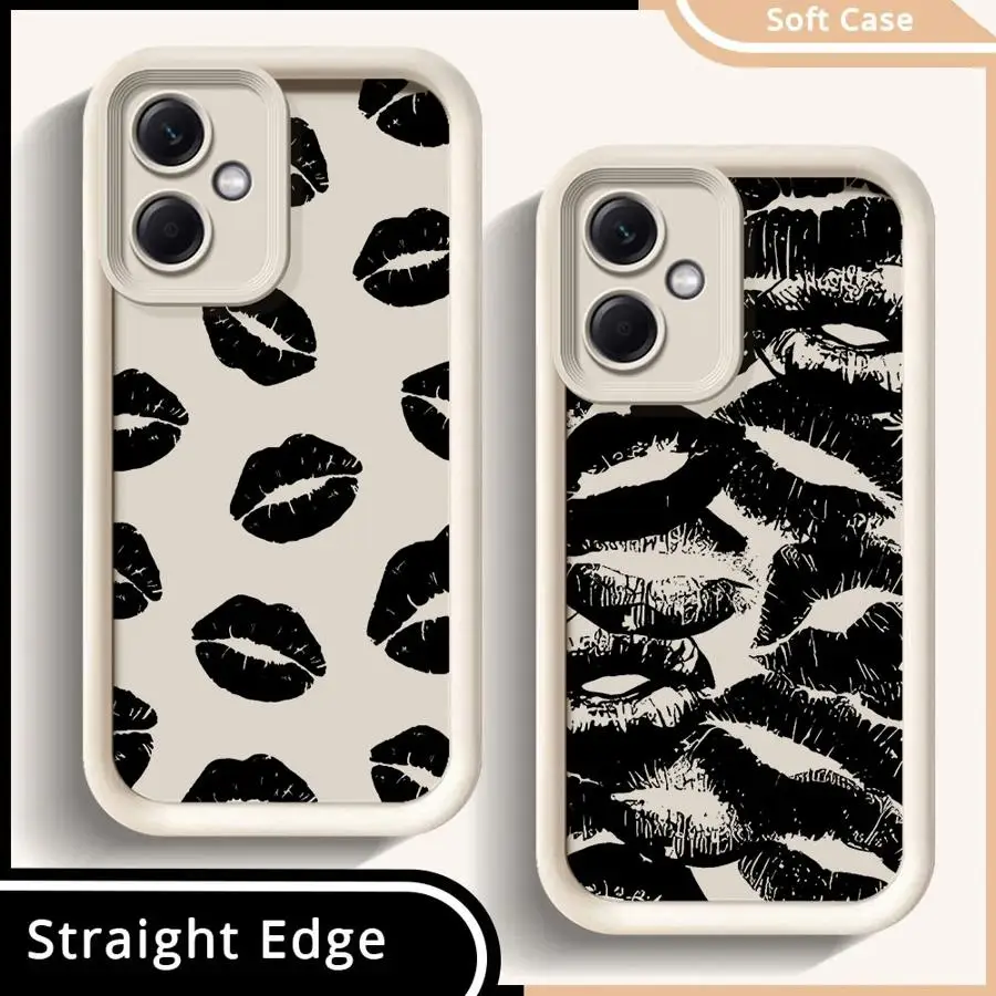 Lips Kiss Print Cas… - image