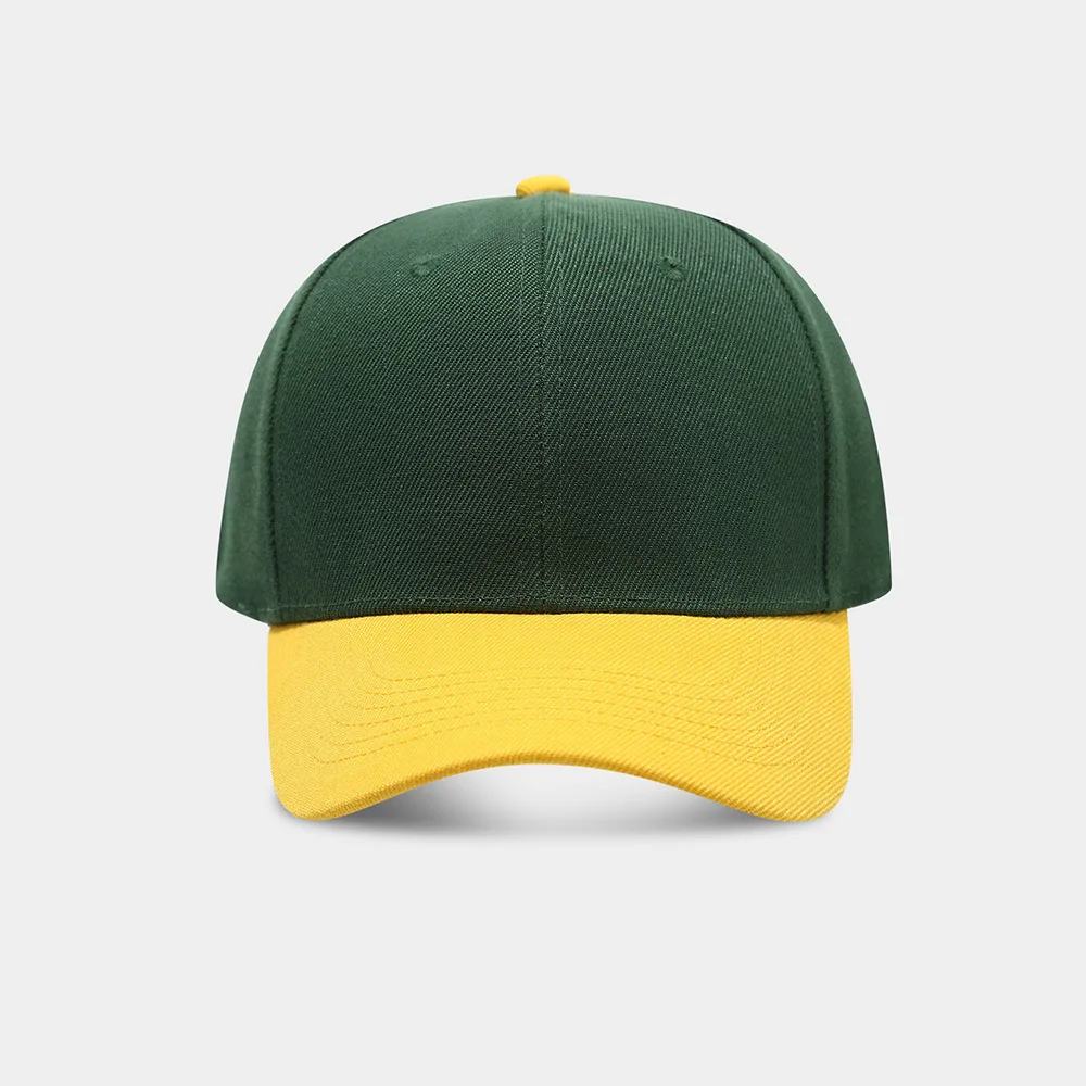 Customized Printed Logo Baseball Cap Men Women Solid Color Blocking Casual Sport Hat Outdoor Sun Protection Dad Caps view 4