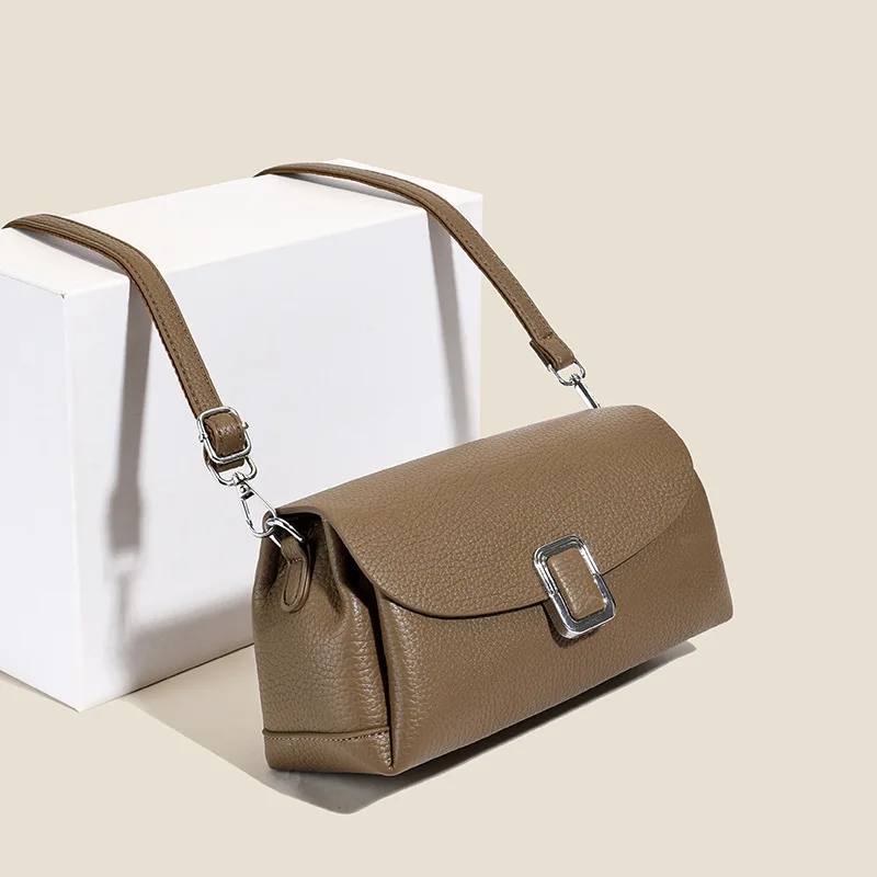 2025 Nuova borsa sotto le ascelle da donna, borsa a tracolla elegante e minimalista, tracolla in morbida ecopelle per uso quotidiano e appuntamenti