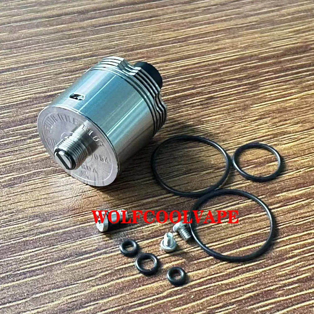 Wolfcoolvape 415 RDA Kaze Style Rebuildable Atomizer RDL MTL with BF Pin Air Inserts 0.9x2 1.0x2 1.0mm 1.4mm RBA Vape Tank