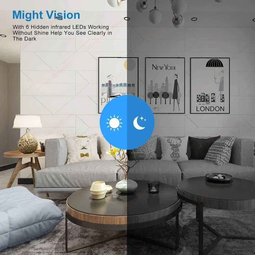 4k HD كاميرا واي فاي صغيرة غير مرئية Espia المنزل الذكي IP كاميرا ويب المراقبة عن بعد كاميرا فيديو صغيرة للرؤية الليلية كاميرا الجسم اللاسلكية