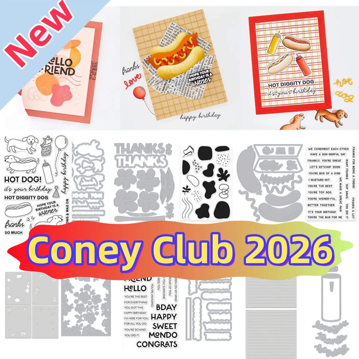 Hot Diggity Dog Squeeze Bottle Metal Cutting Dies Clear Stamp Layering Stencil for DIY Scrapbook Gift Card Decoration May 2026