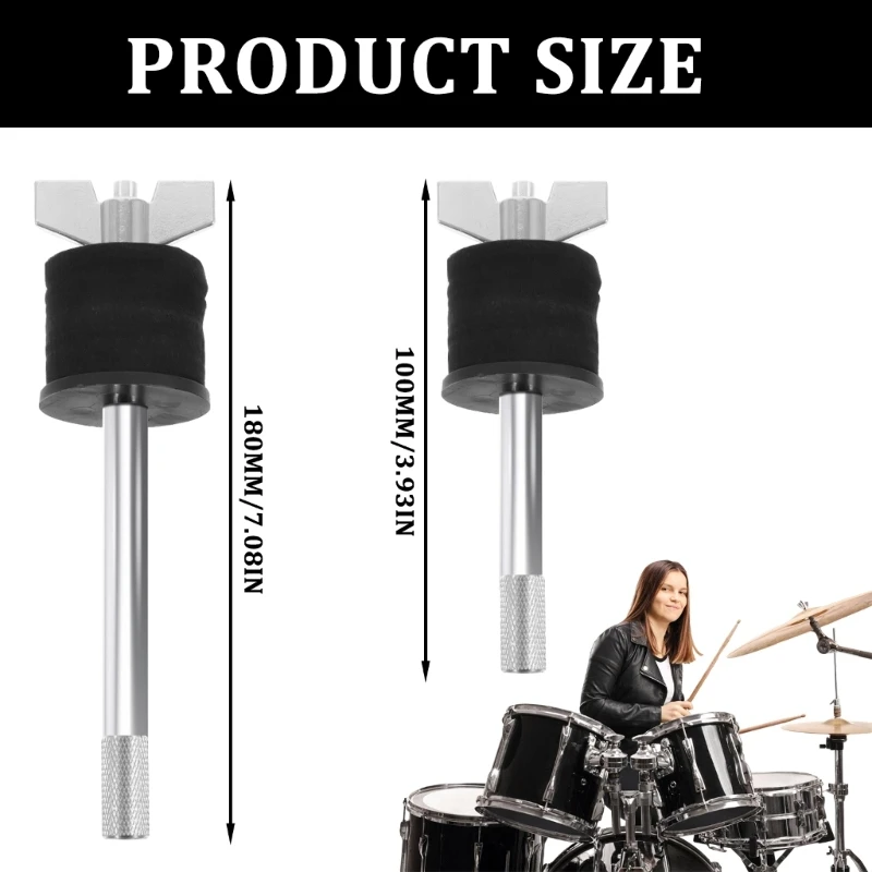 Cymbal Stacker ATTACHMENT โลหะ Cymbal Holder กลองติดตั้งอุปกรณ์เสริม Dropship